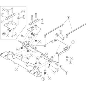 
                                        35154 FISHER MOUNT KIT TRAILBLAZER UTV John Deere XUV 2018-___                  