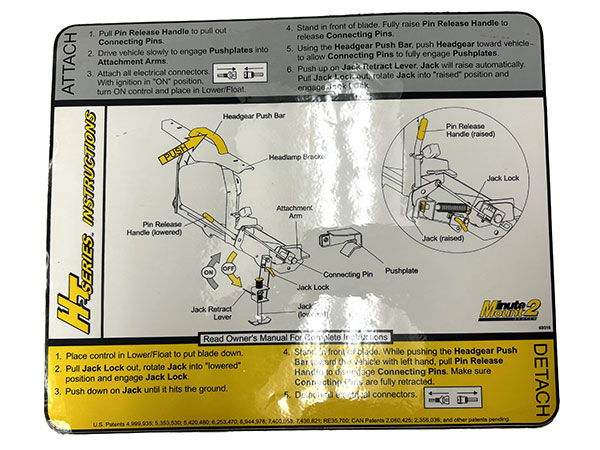 
                                        FISHER LABEL HT SERIES ATTACH/DETACH 69516                  