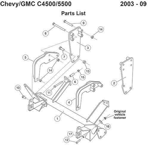 Fisher Mount Kit 7171 Diagram