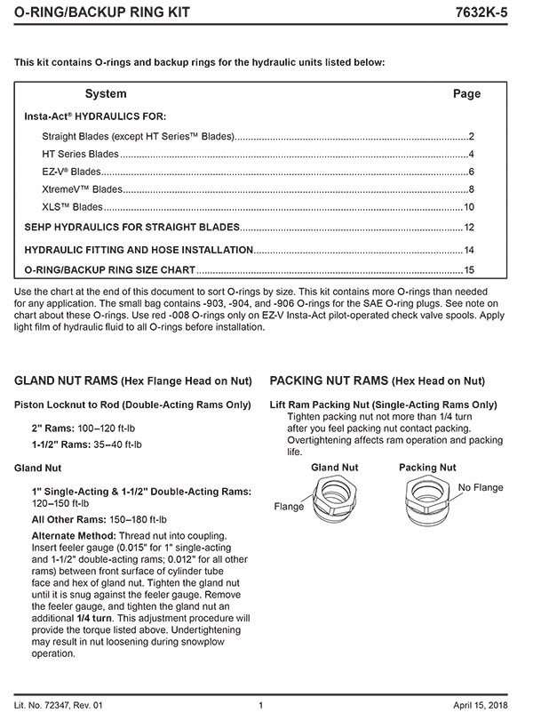 Instructions 7632k-5