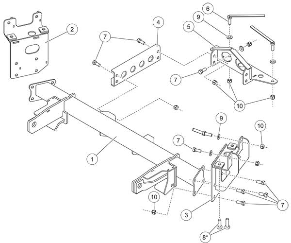 FISHER MOUNT KIT DODGE 1500 2019-__ 77108