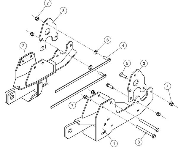 Fisher Mount Kit  77109