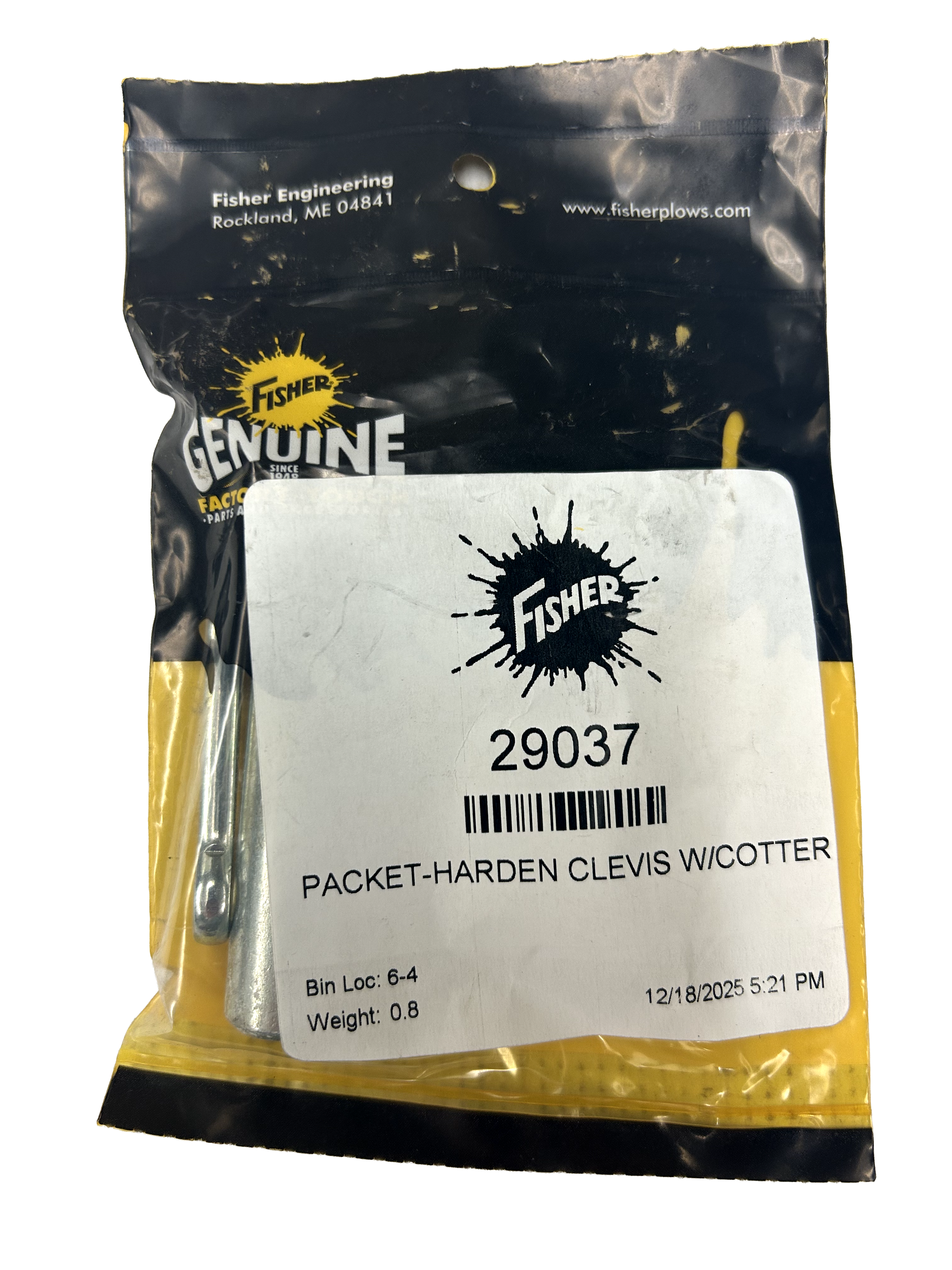 Clevis W/Cotter 29037