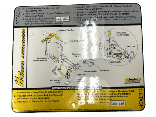 FISHER LABEL HT SERIES ATTACH/DETACH 69516