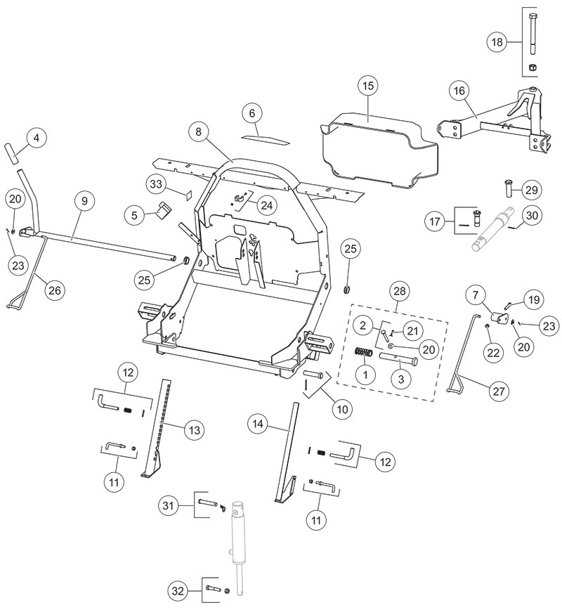 Fisher Homesteader Headgear Assembly Diagram