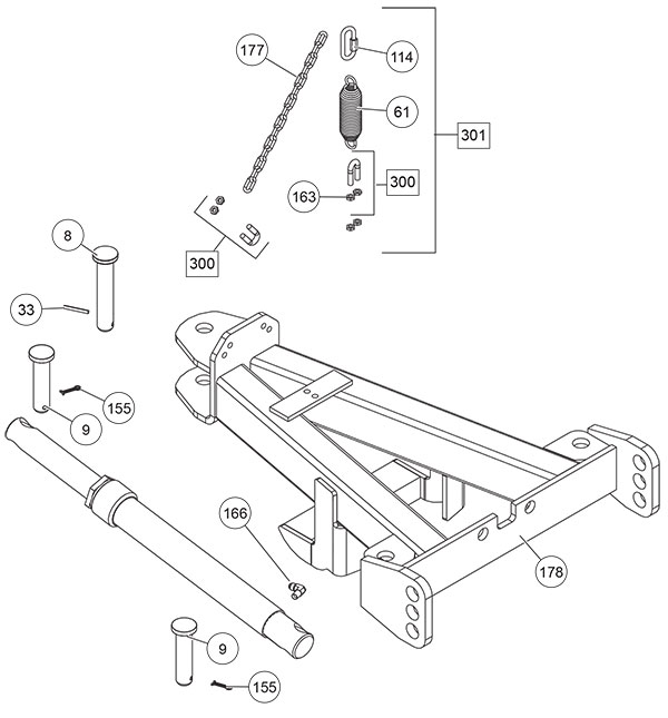 Fisher MC Series A-Frame Diagram