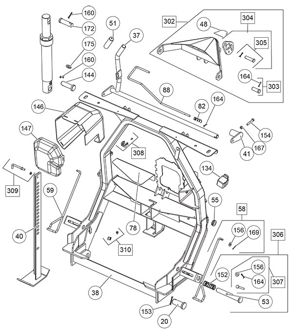 Fisher MC Series Headgear Diagram