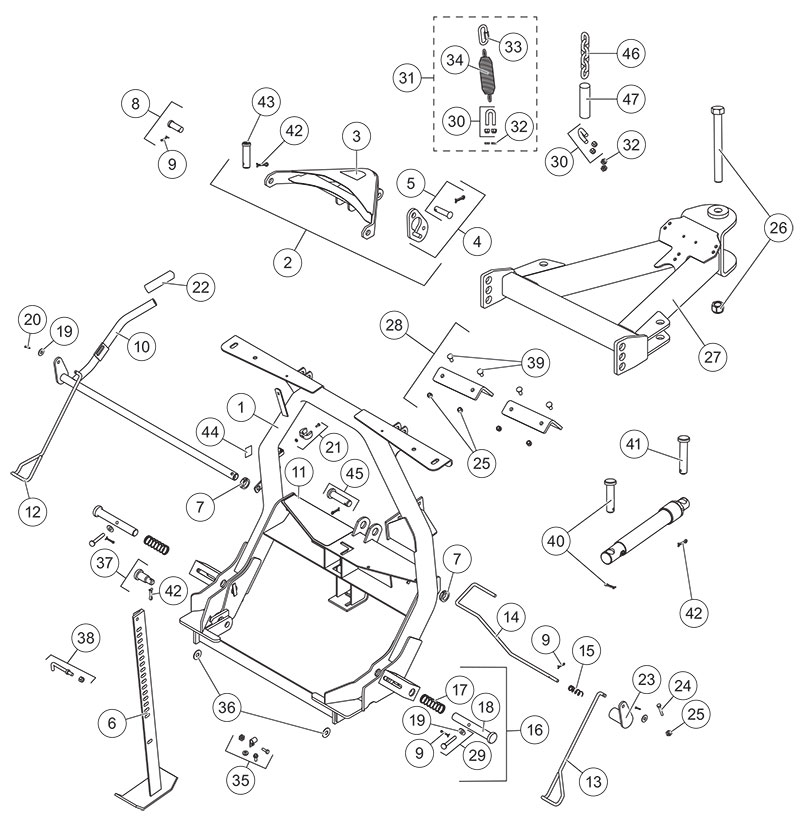 Fisher XLS A-Frame Diagram