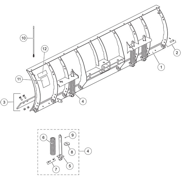 Fisher HD2 Blade Diagram