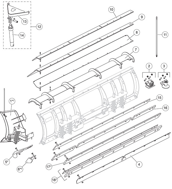 Fisher HD2/HDX Blade Accessories