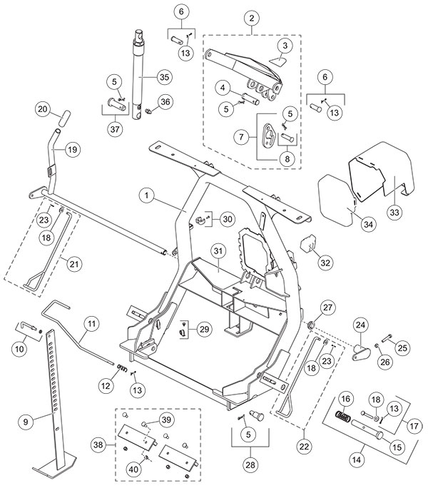 Fisher HD2/HDX Headgear Assembly Diagram