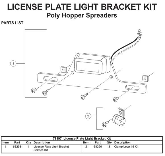 License Plate Light Kit