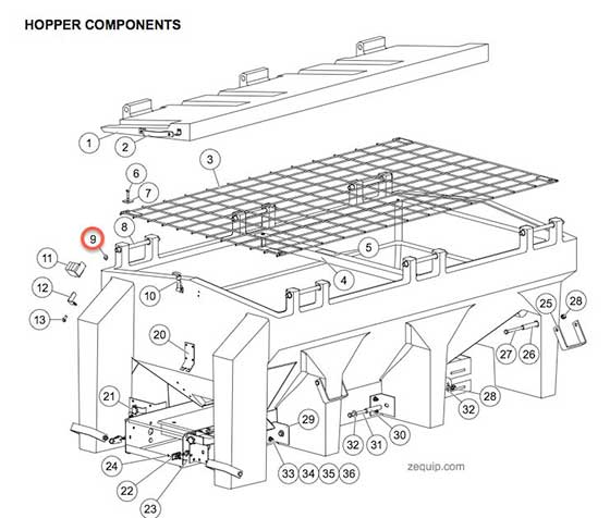 95818 HINGE PIN RETAINER