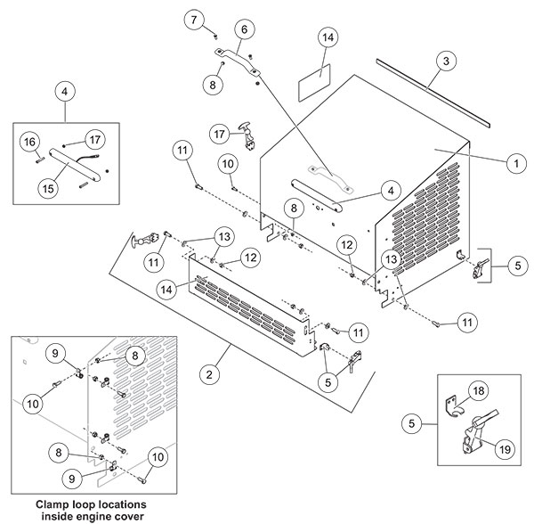 Fisher Steel-Caster Engine Cover (Gas)