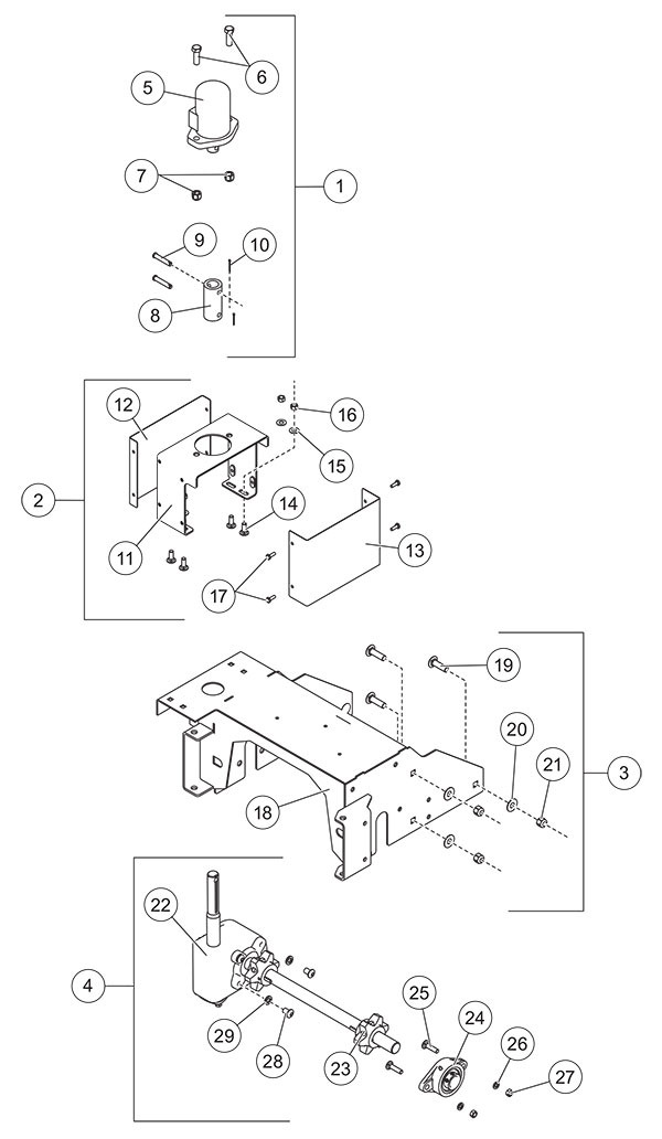 Fisher Steel-Caster Power Group (Hydraulic)