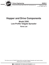 FISHER MODEL 2500 PARTS MANUAL