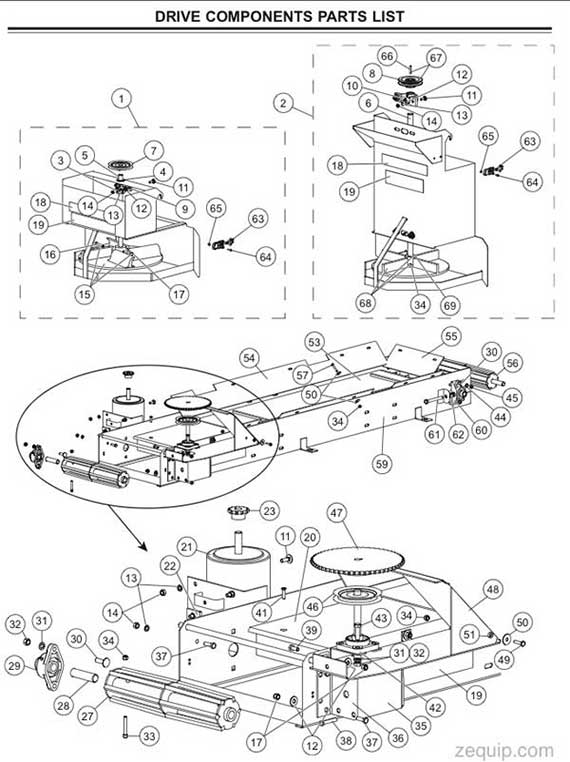 FISHER POLY-CASTER GENERATION 1 DRIVE COMPONENTS