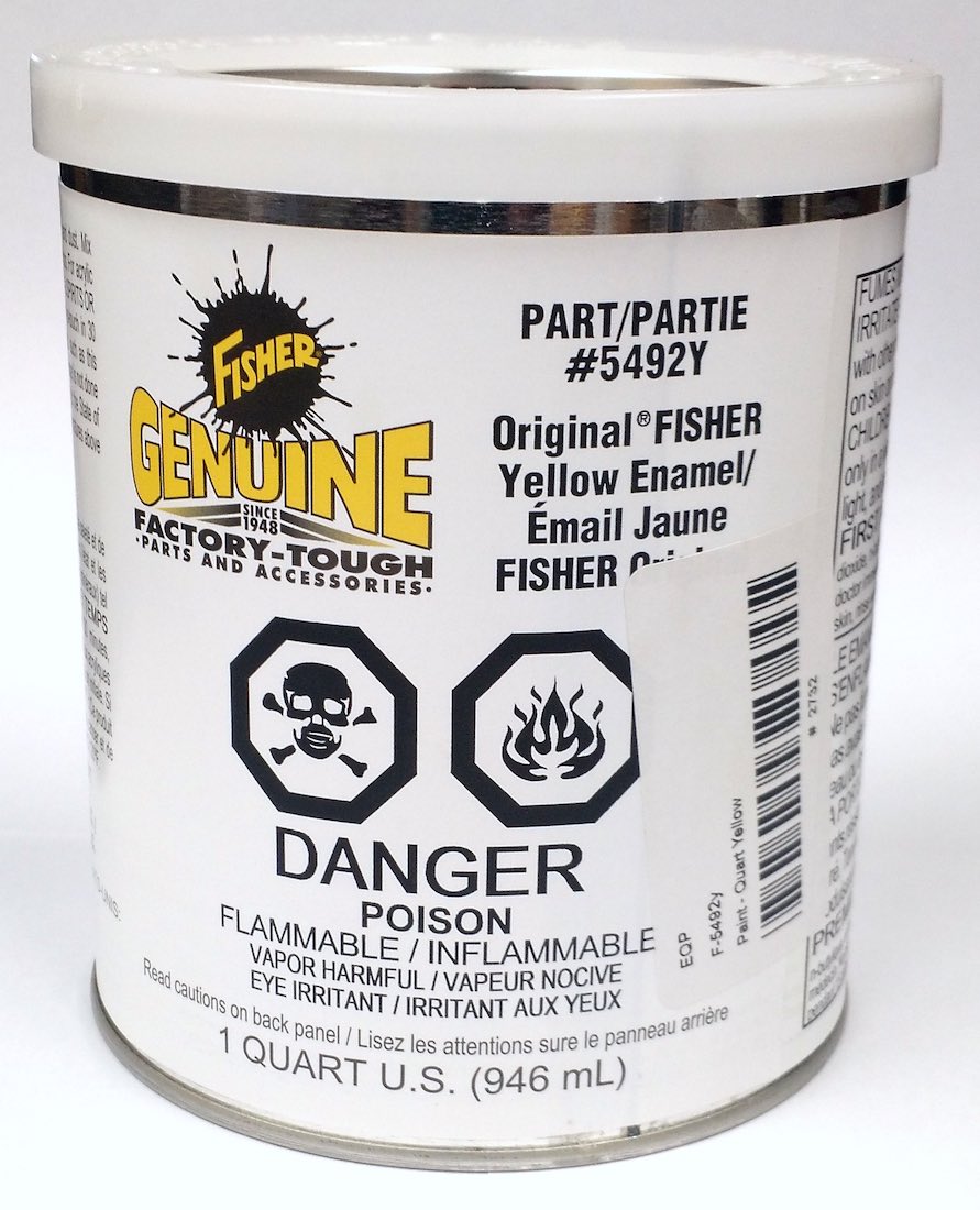 Fisher 1 Quart Paint (yellow)