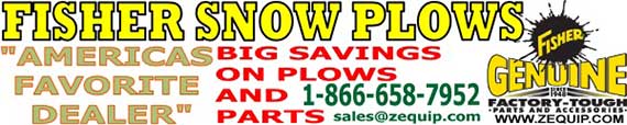 FISHER SNOW PLOW DEALER - 1-866-658-7952