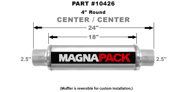 
                                        MAGNAFLOW MUFFLER 10426                  