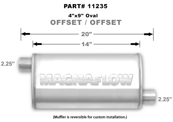 
                                        Magnaflow Muffler 11235                  