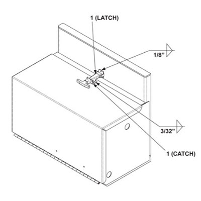 CATCH & FASTENER 215139