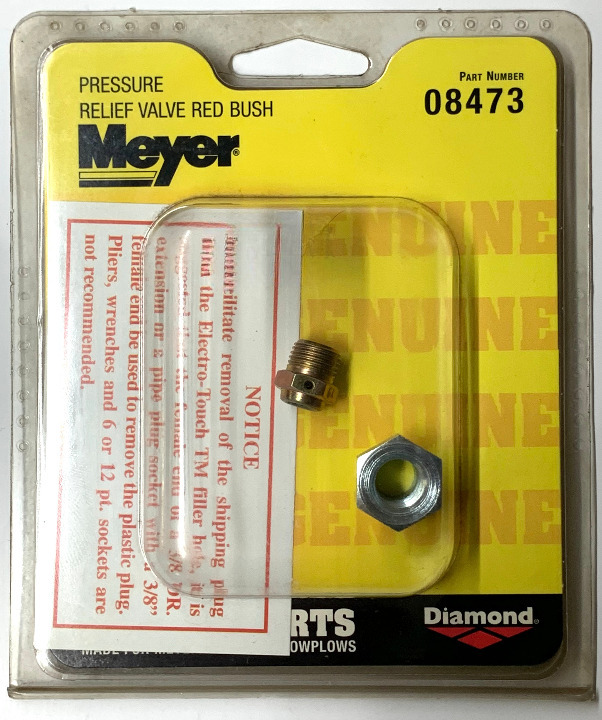 
                                        Meyer Pressure Relief Valve w/ Fill Plug 08473                  