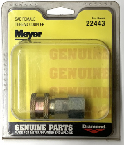 
            Meyer Plow SAE Female (Hose-End) Coupler 22443    