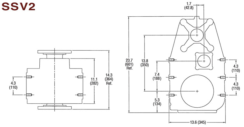 SSV2 PTO Dimensions