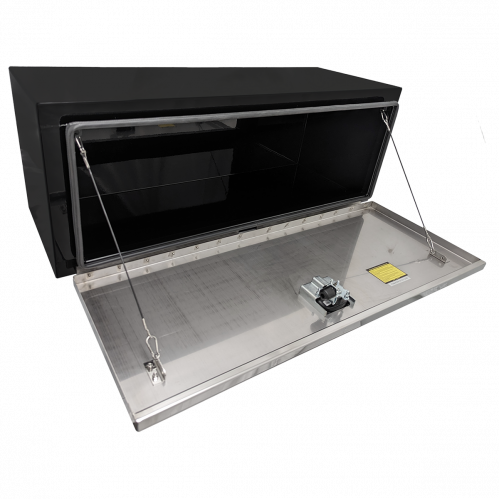 ＊　tool box ＊　アメリカ製 Phoenix USA STSD48A Black Tool Box with Stainless Steel Door 48