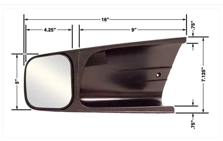 
                                                        CUSTOM FIT TOWING MIRRORS 10600                              1                          