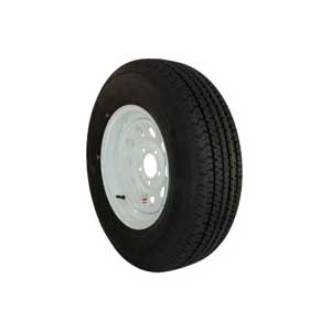 TRAILER TIRE AND WHEEL