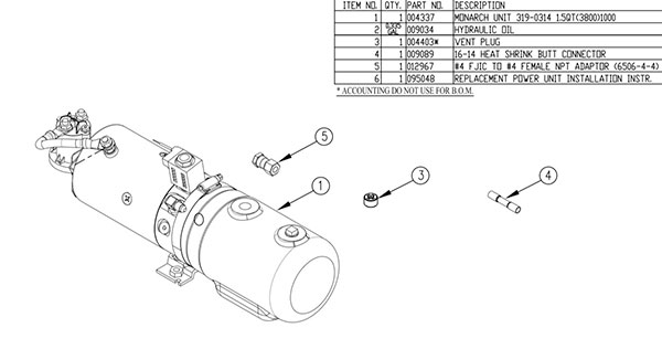 Tommy Gate Parts 004360