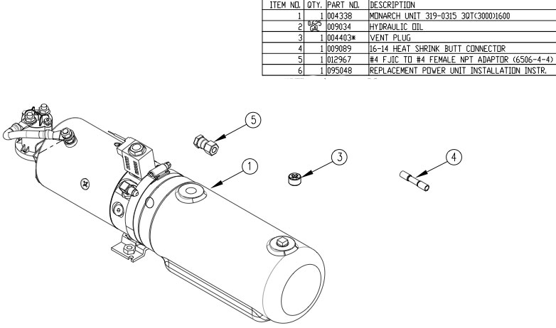 Tommygate Power Unit 004365