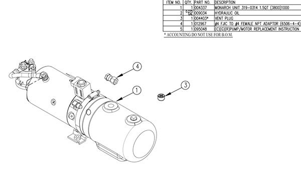 Tommy Gate Parts 007031 Tommy Gate Parts 007031