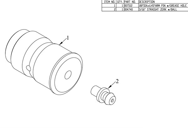 007547 Arm Pin