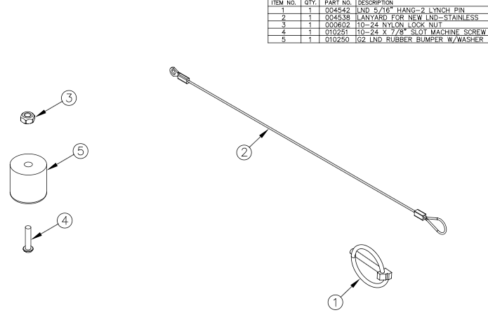 Tommy Gate Parts 011701