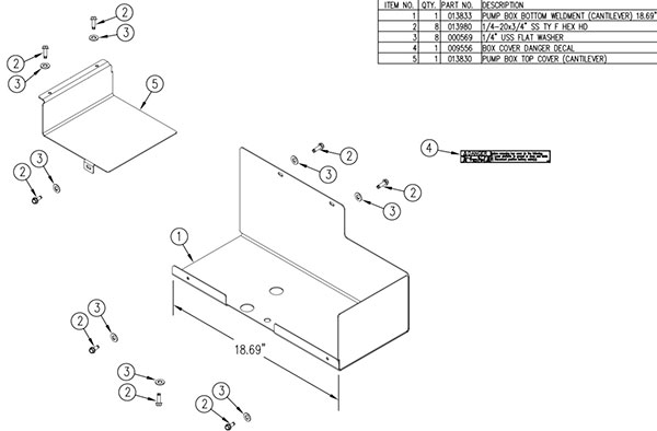 Cantilever Pump Box
