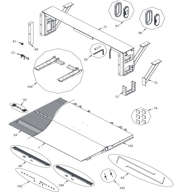 Tommy Gate Tuck Under Parts