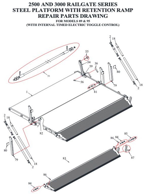 Tommy Gate Parts Diagram