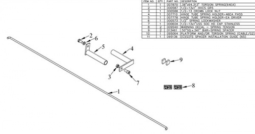 Tommy Gate Parts 008085