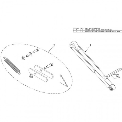 Tommy Gate Lift Gate Parts 008139