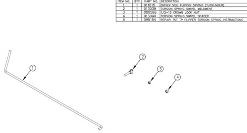 Tommy Gate Parts 012953