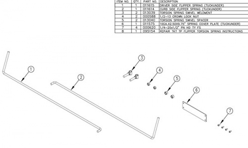 Tommy Gate Parts 012954
