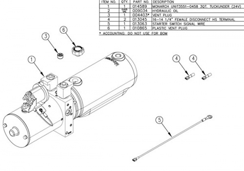 Tommy Gate Parts 014605