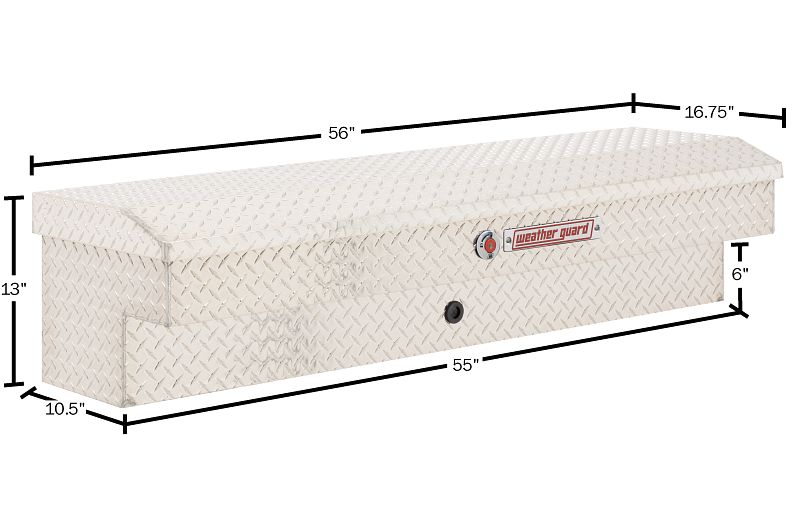 
                                                        56IN LO-SIDE BOX, ALUMINUM, CLEAR, 4.0 CU FT                              1                          