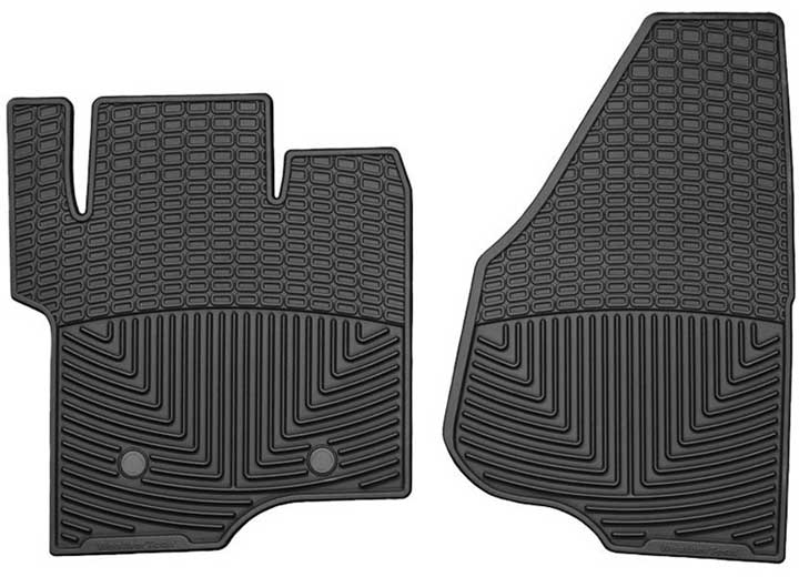 WEATHERTECH 11-16 FORD SUPER DUTY FRONT RUBBER MATS BLACK W203