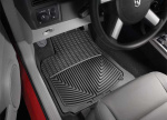 WEATHERTECH 11-16 FORD SUPER DUTY FRONT RUBBER MATS BLACK W203 WEATHERTECH 11-16 FORD SUPER DUTY FRONT RUBBER MATS BLACK W203