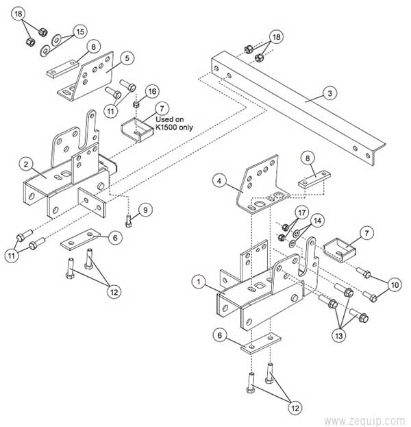 Western Mount Kit Diagram For Part 67865