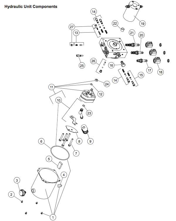 Western HTS Plow Hydraulic Diagram